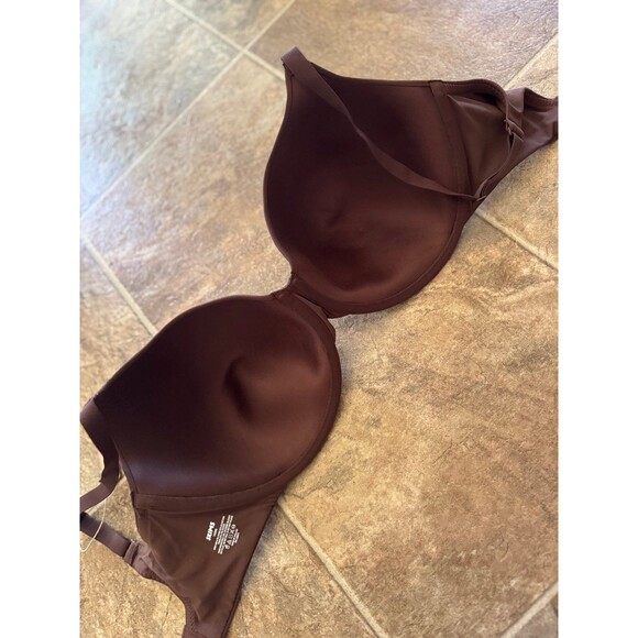 Skims Fits Everybody T-shirt Demi Bra Cocoa Size 34DDDD - Picture 8 of 9